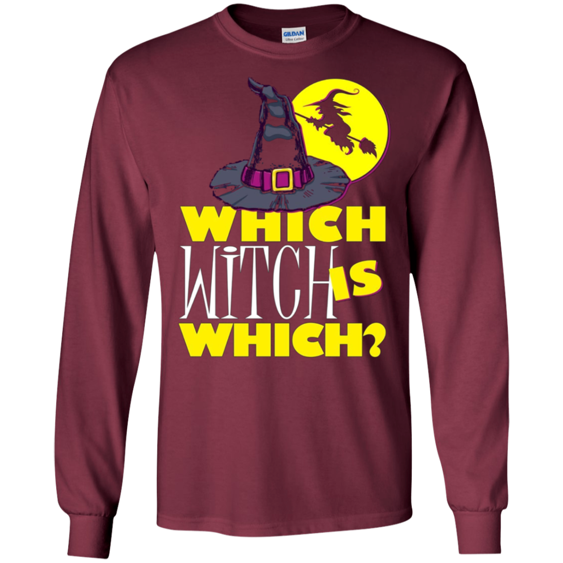 Funny Halloween T-Shirt Which Witch Is Which. Teacher Gift.