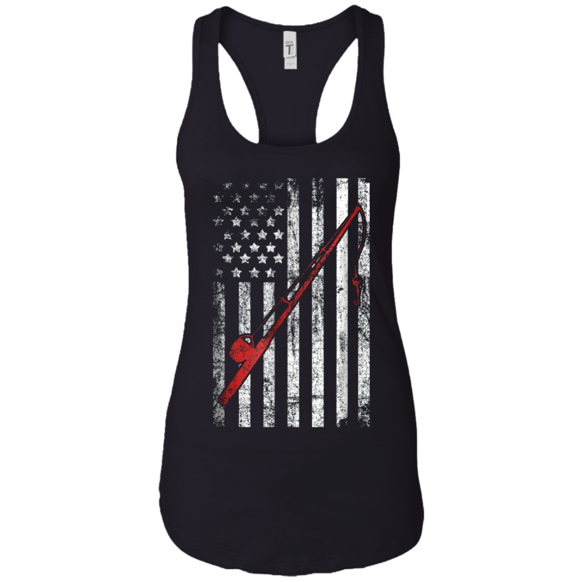 American Flag Patriotic Fishing T shirt