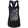 Image of American Flag Patriotic Fishing T shirt