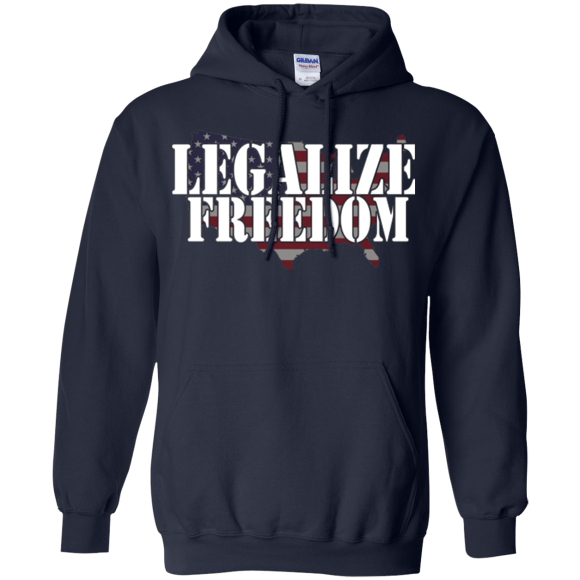 American Flag Legalize Freedom T-Shirt