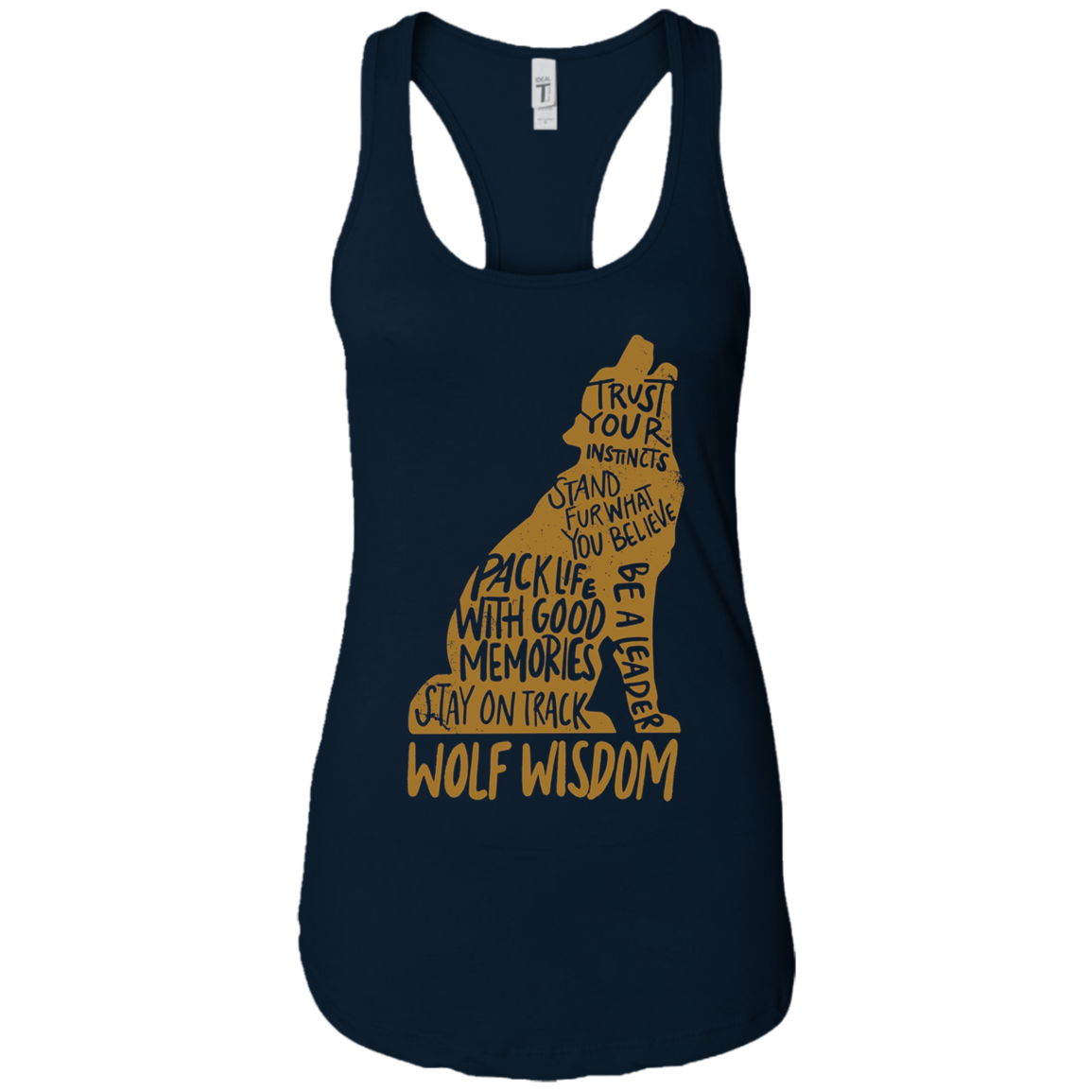 Wolf Wisdom T-shirt - Wolf Lovers Tshirt