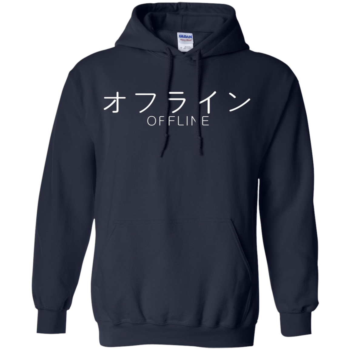 Aesthetic Offline Japanese Text Vaporwave Long Sleeve TShirt