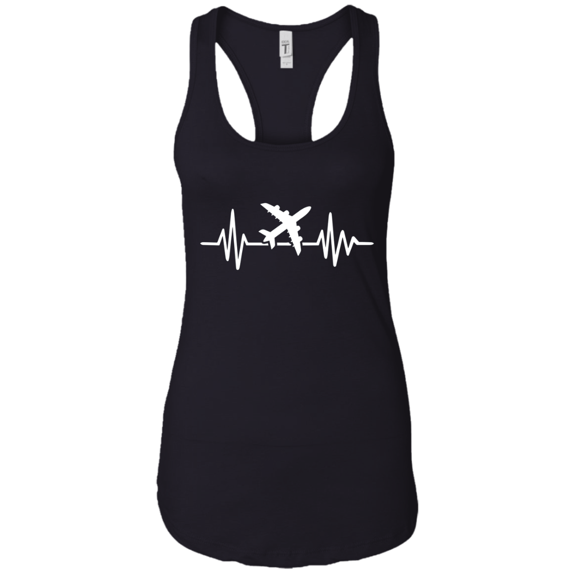 Airplane Shirt Funny Airplane Pilot Heartbeat Flying Tees