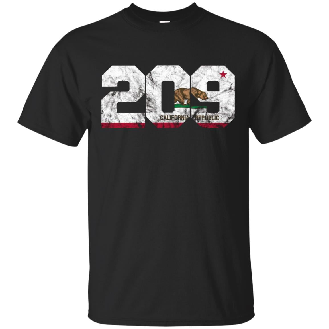 Area Code 209 shirt - Modesto California t-shirt