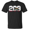 Image of Area Code 209 shirt - Modesto California t-shirt