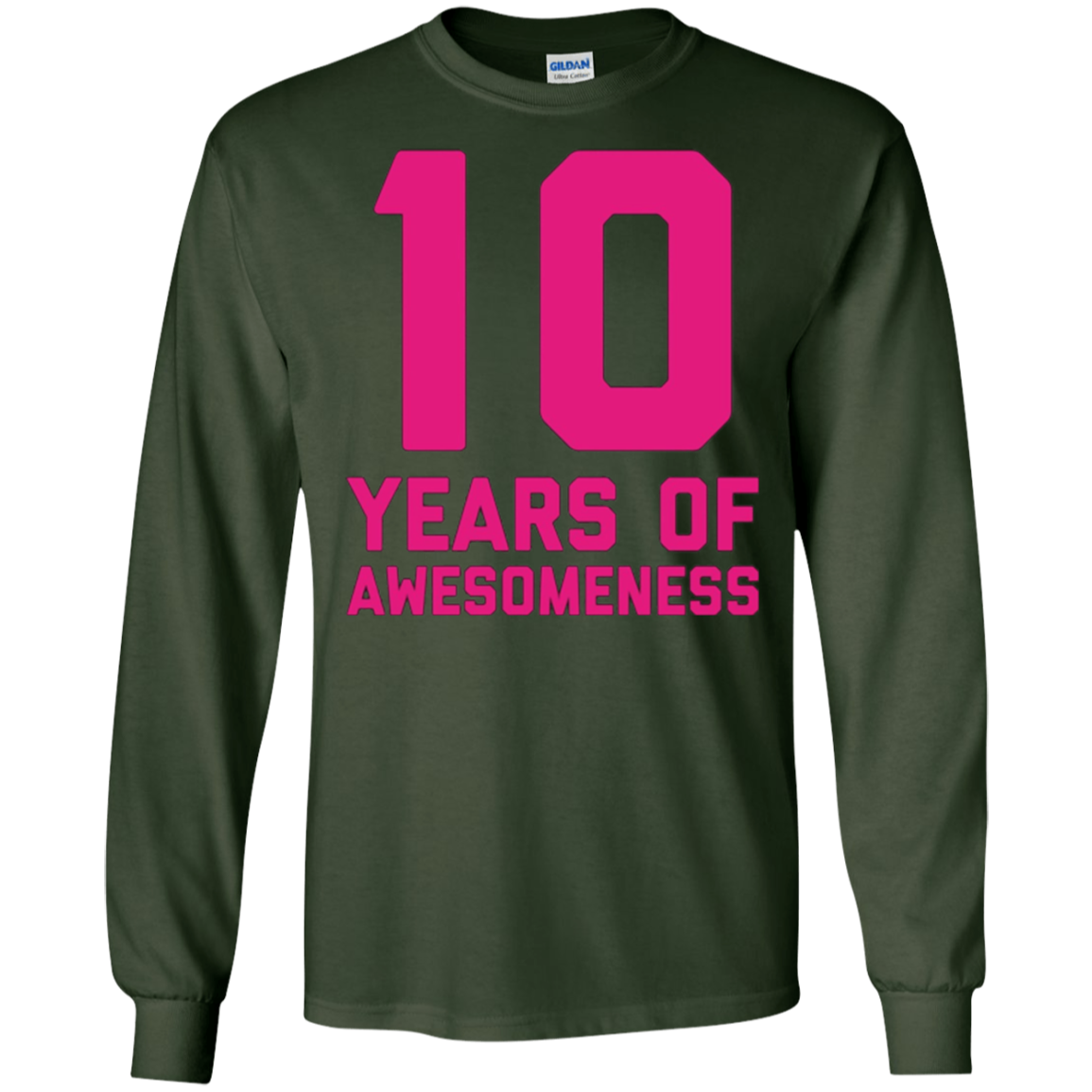 10th Birthday Shirt Gift Girls Age 10 Ten Year Old Girl Tee
