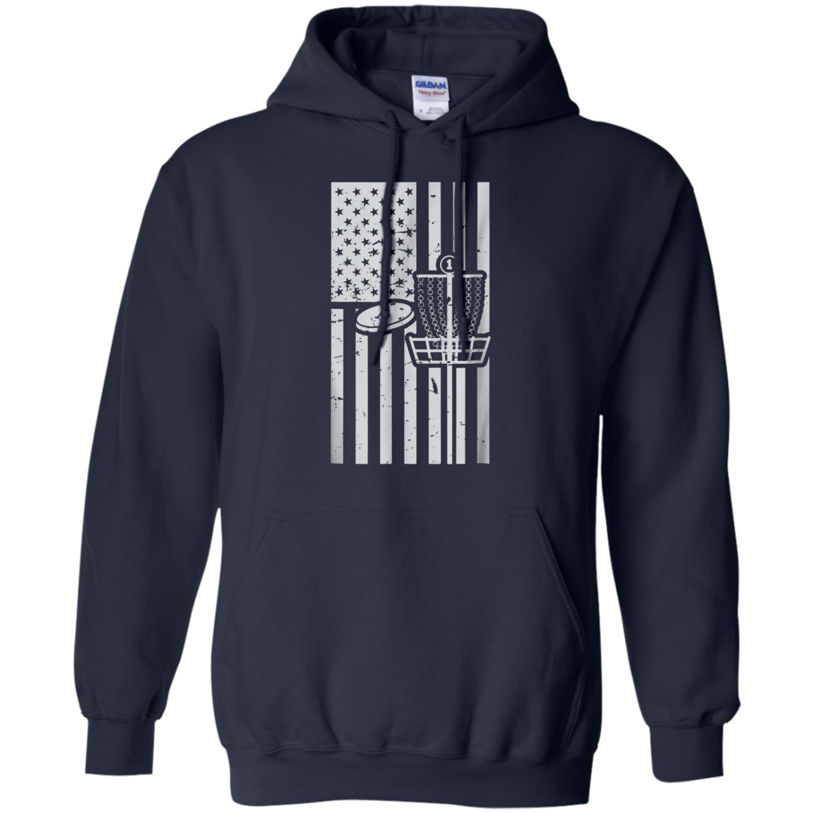 American Flag USA Disc Golf Sports Game Funny T Shirt Gift