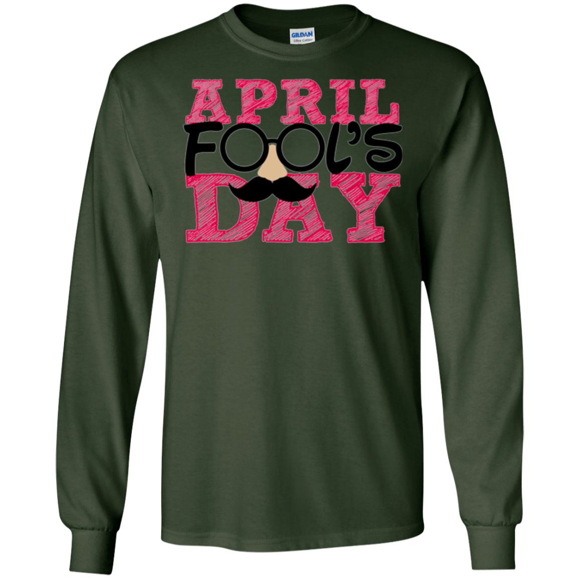 April Fools Day - Mustache Glasses - Funny April First Shirt