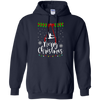 Image of Aerial Yoga Merry Christmas T-shirt Ugly Christmas Yoga