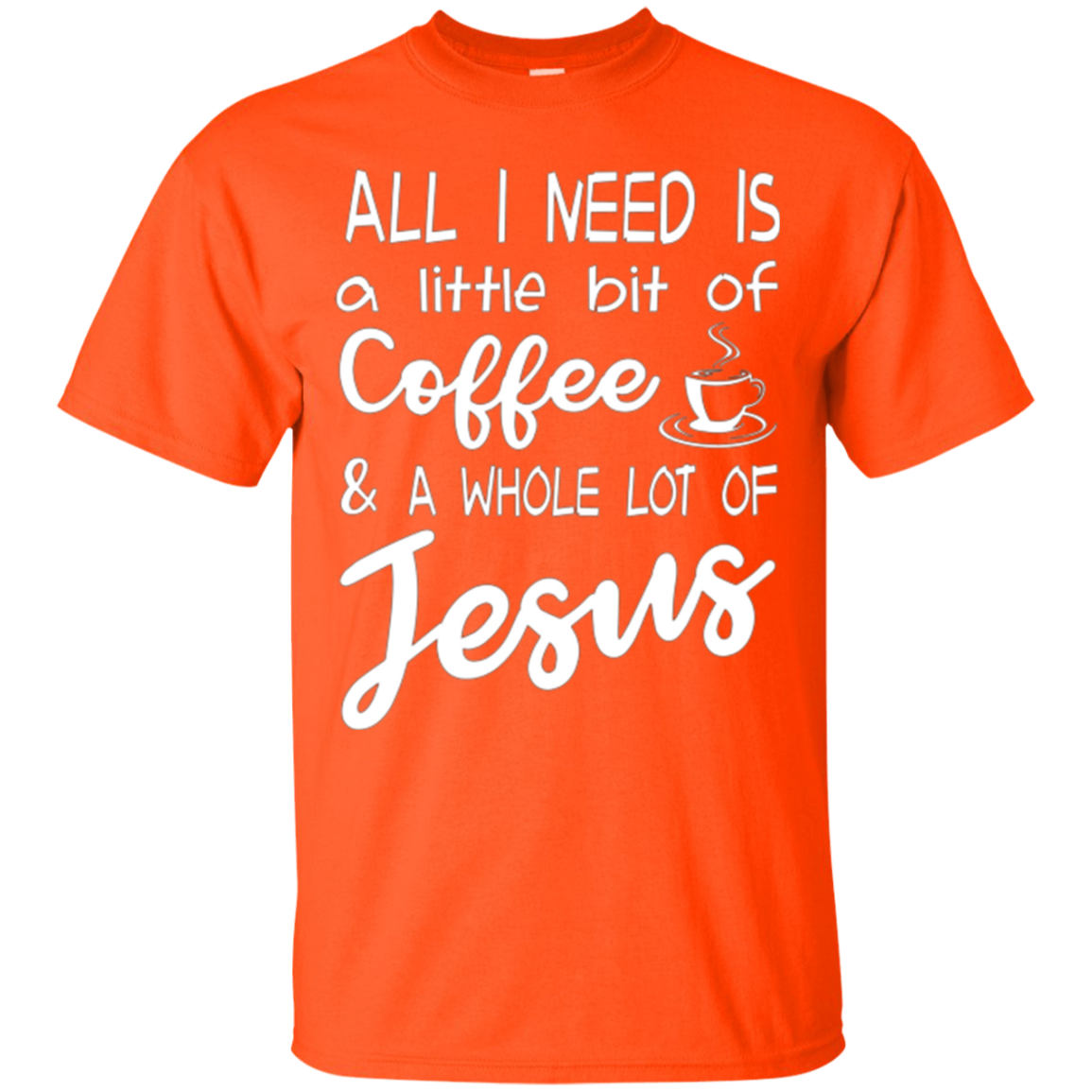 J'ai juste besoin d'un café et d'une chemise de Jésus.
