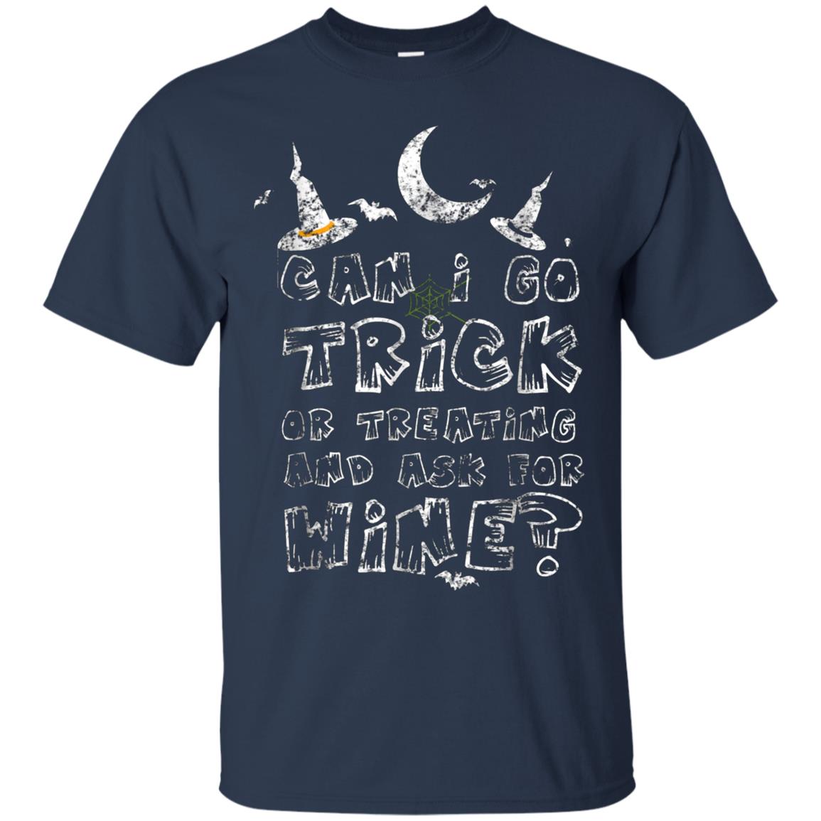 Adult Trick Or Treating For Wine Weathered T-Shirt