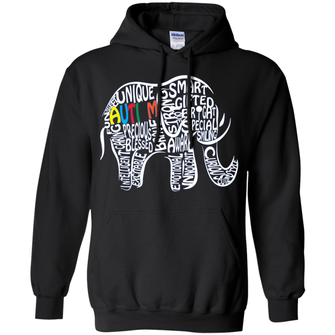 Autism Awareness Elephant Long Sleeve T Shirt