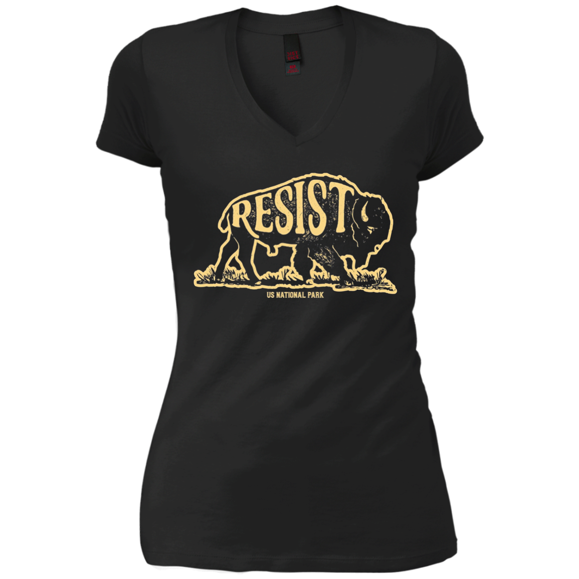 ALT US National Park Resist Service T shirt Bison Vintage