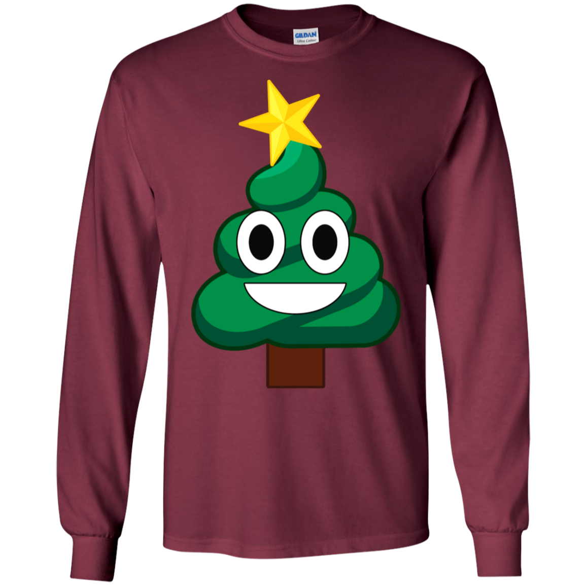 Christmas Tree Poop Emoji Shirt