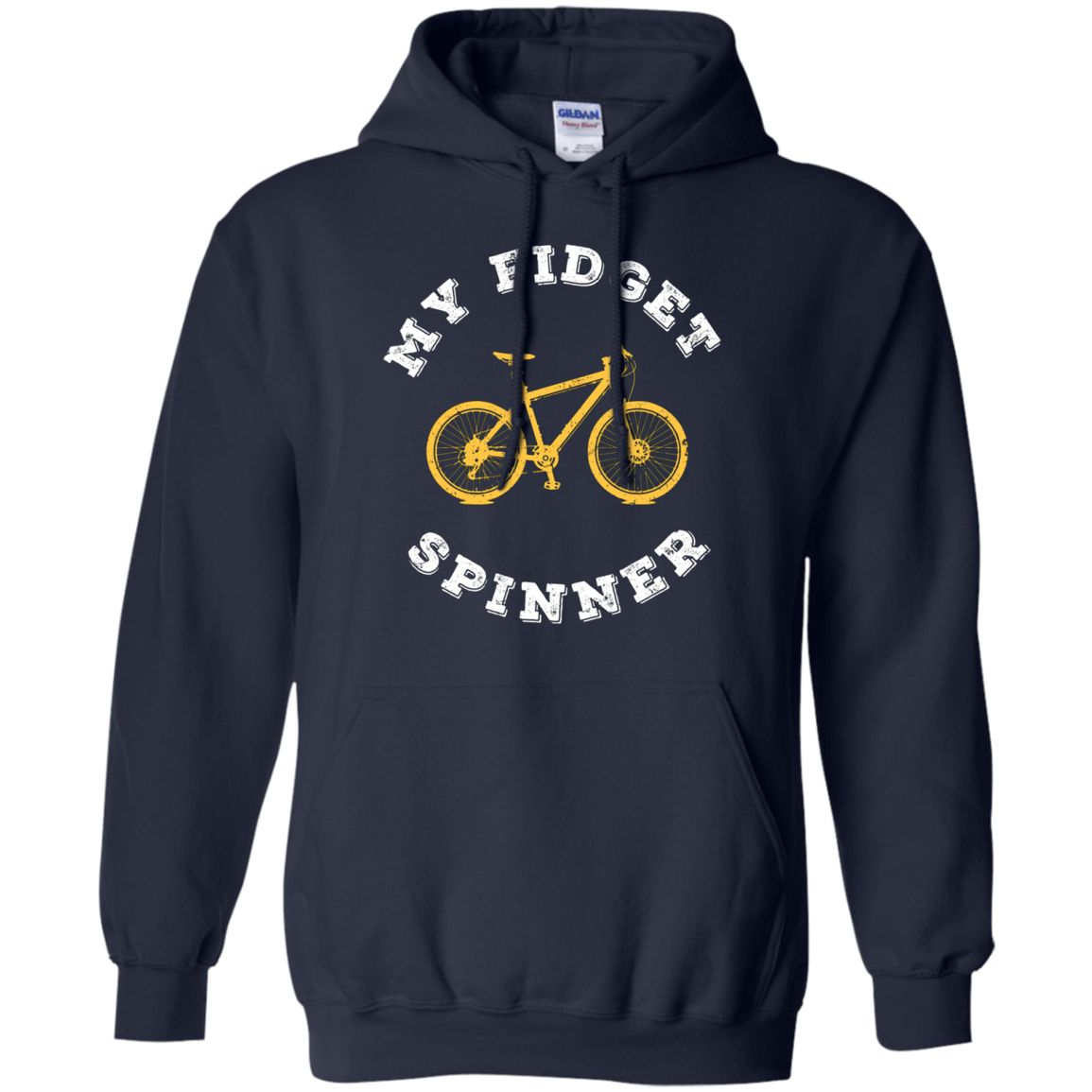 Bike Lover Funny Tshirt - My Fidget Spinner Tee Shirt
