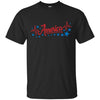 Image of America Heartbeat Long Sleeve Fourth of July Outfit Stars