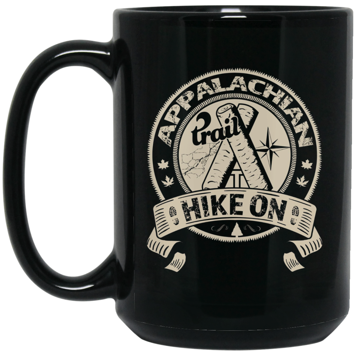 Vite de sentier des Appalaches sur l'aventure de randonnée de la carte T-Shirt