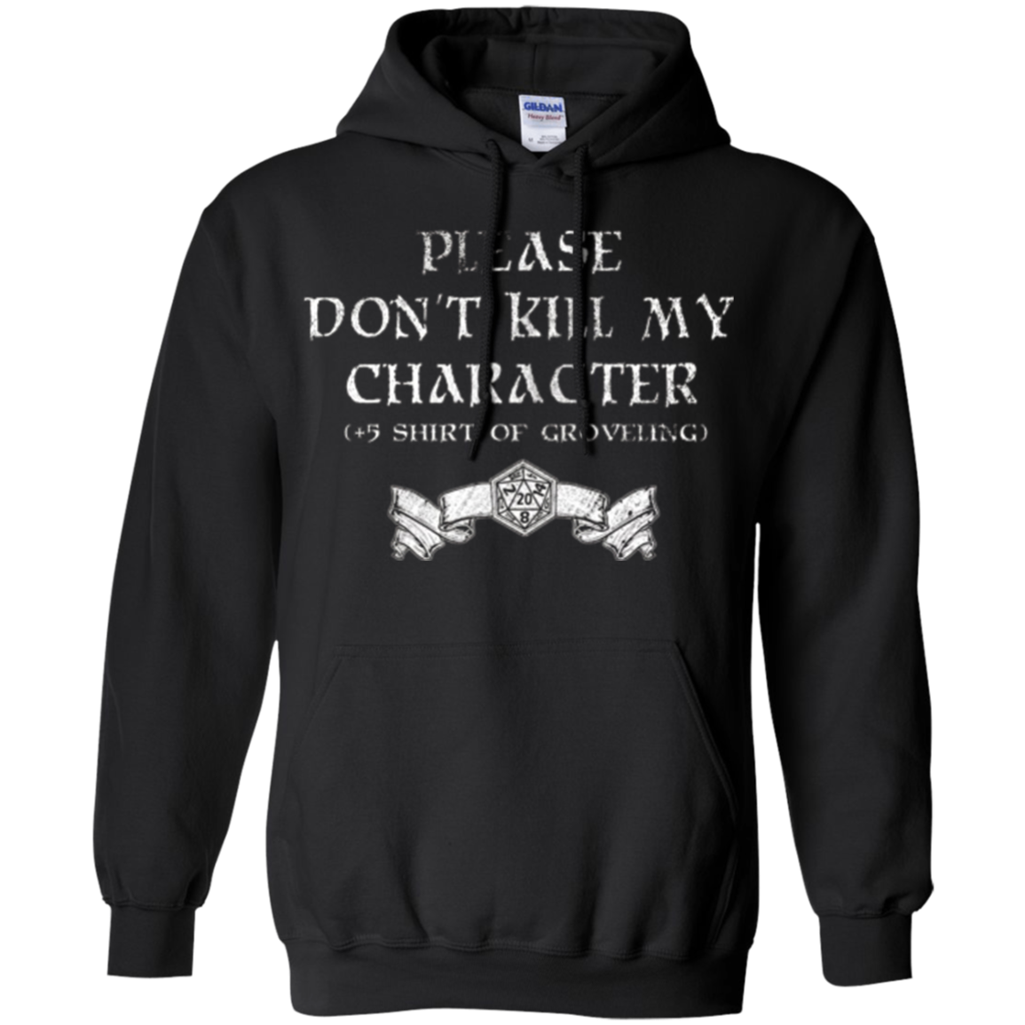 +5 Shirt of Groveling - Distressed Tabletop RPG T-Shirt