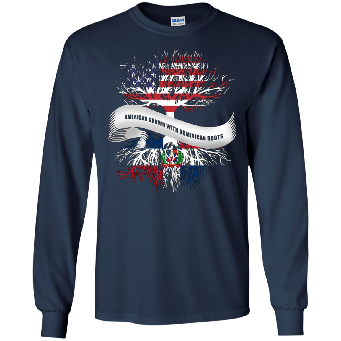 American Grown with Dominican Republic Roots T-Shirt