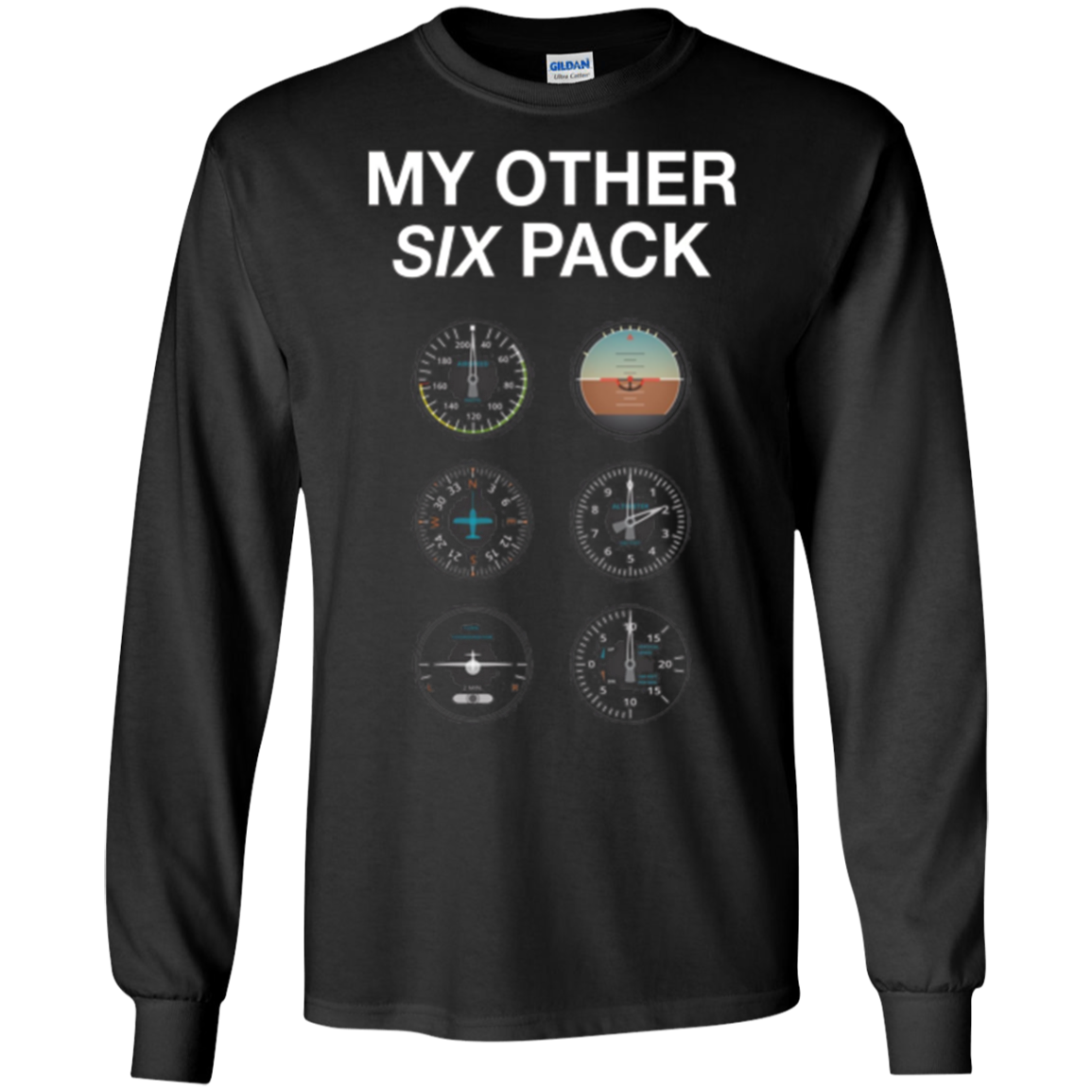 My Other Six Pack Funny Pilot T-Shirt