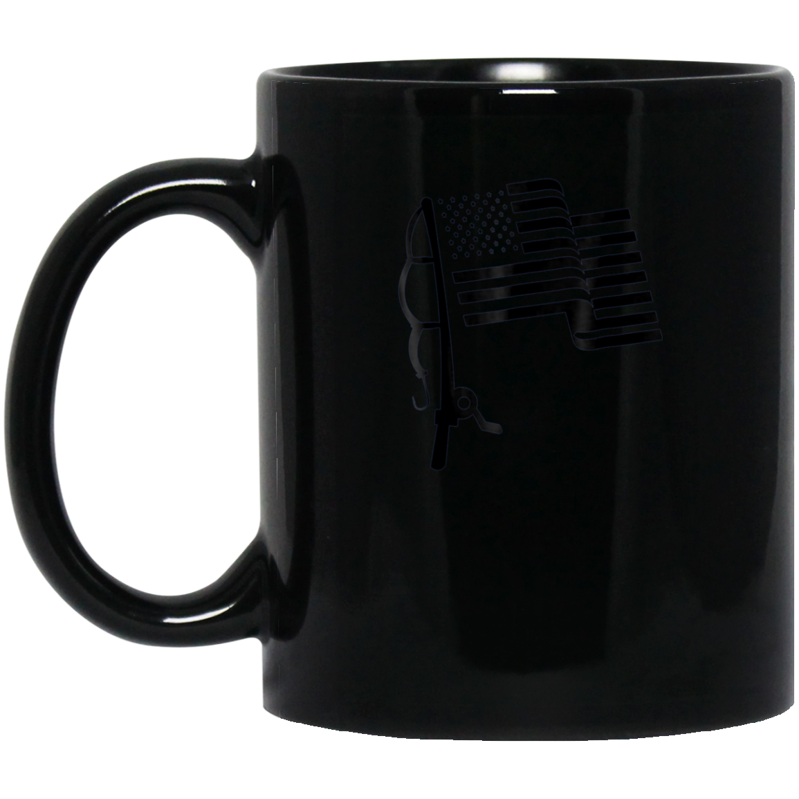 'Patriotic Fishing USA Flag' Cool Fishing July 4th Shirt