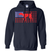 Image of 4th of July Tshirt, German Shorthaired Pointer American Flag