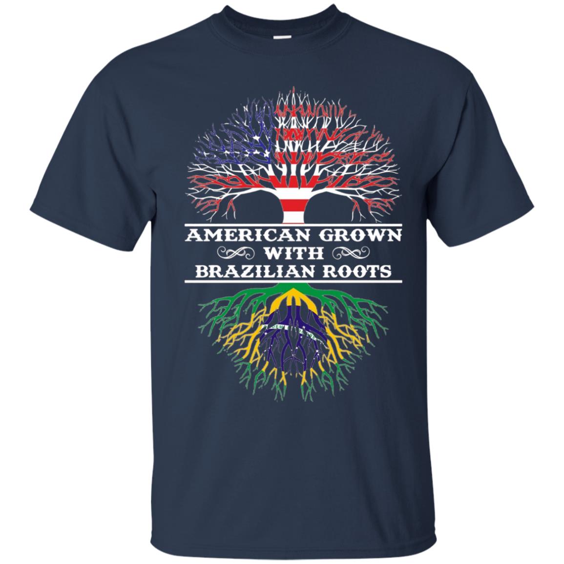 American Grown With Brazilian Roots Tee Shirt
