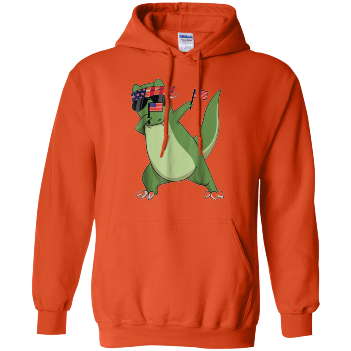 American Pride T-Rex Dinosaur USA Dabbing Funny T Shirt