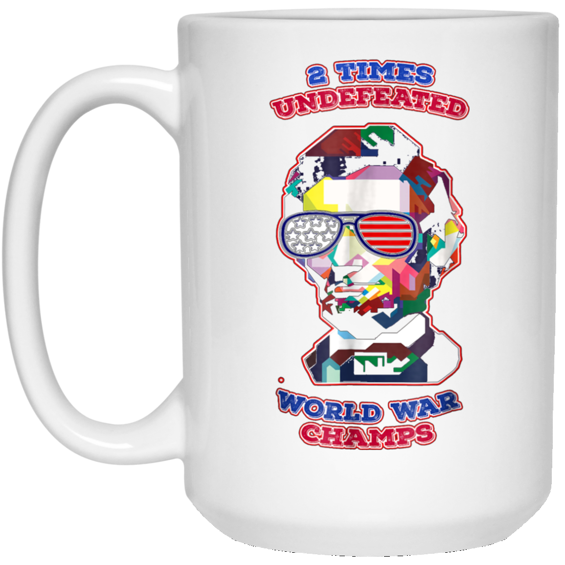 Abe Lincoln USA Flag Sunglasses, 4th Of July Vintage retro T