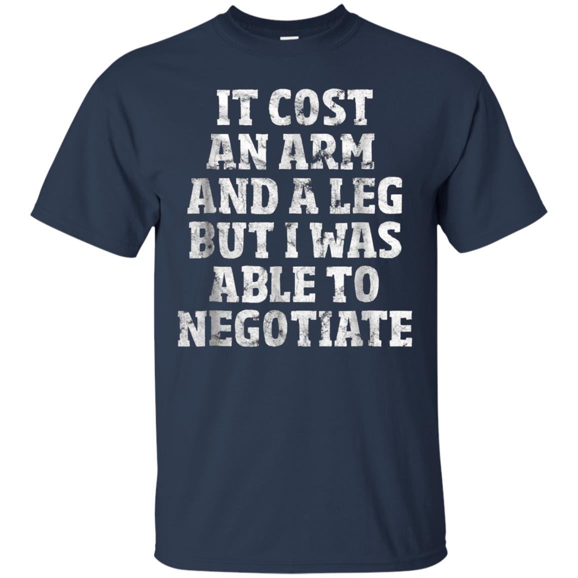 Amputee T-Shirt: Able To Negotiate Funny Leg Amputee Shirt