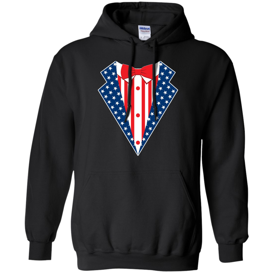 4th of July USA Tuxedo T-shirt
