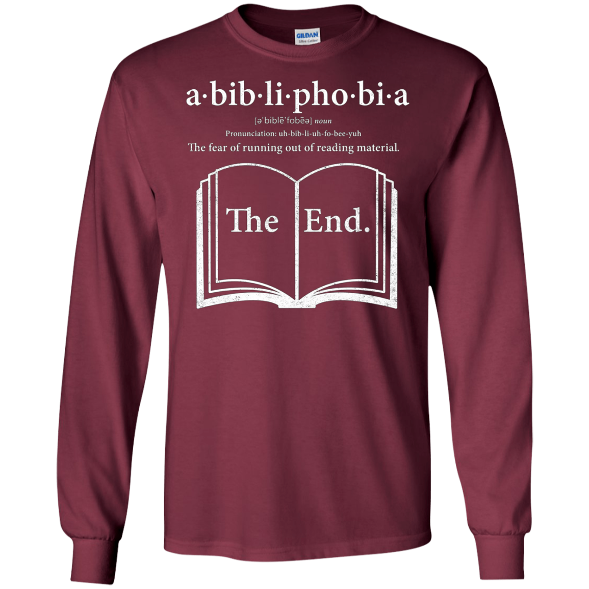 Abibliophobia Reading Book Lover T-Shirt