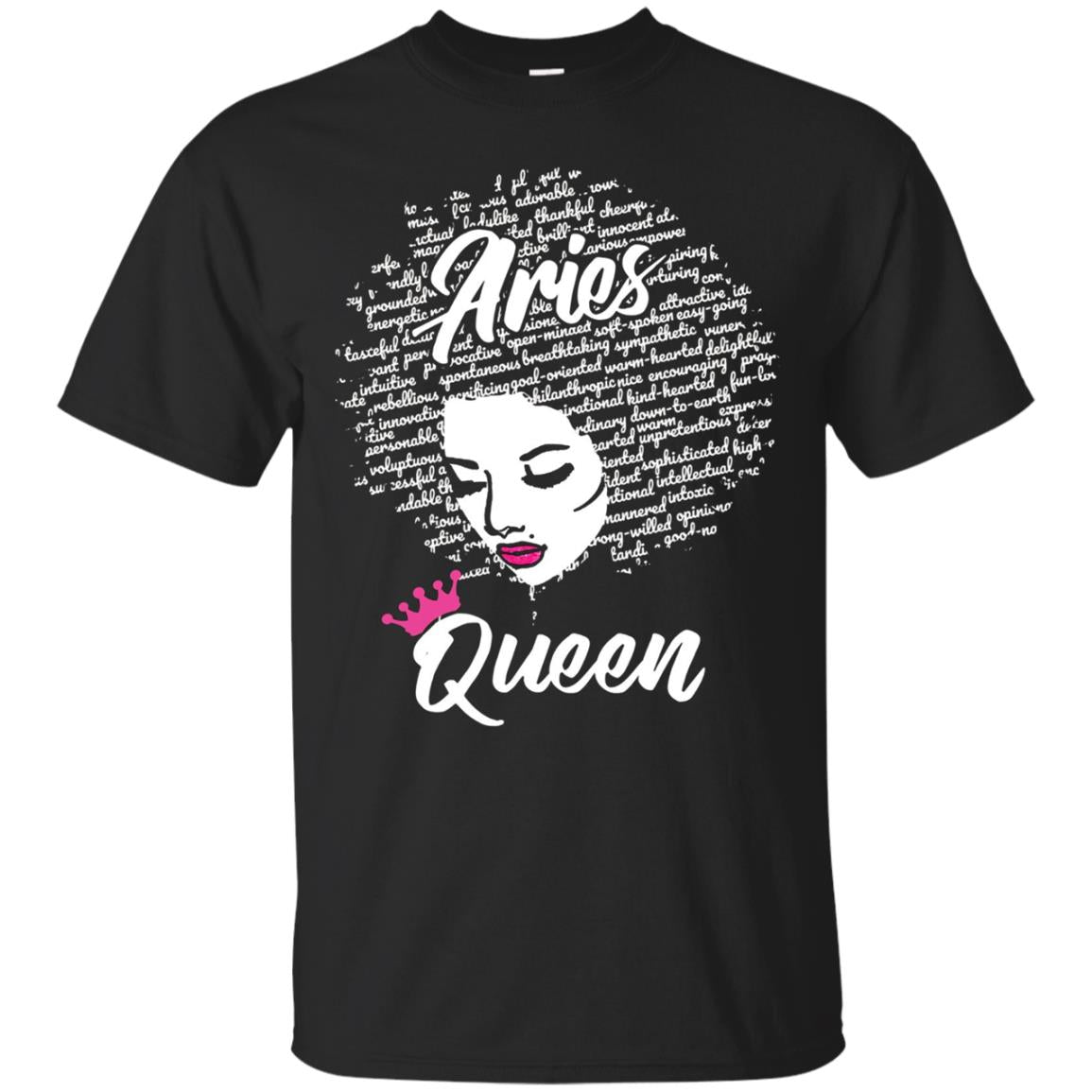 Aries Zodiac Birthday Afro Gift T-Shirt for Black Women
