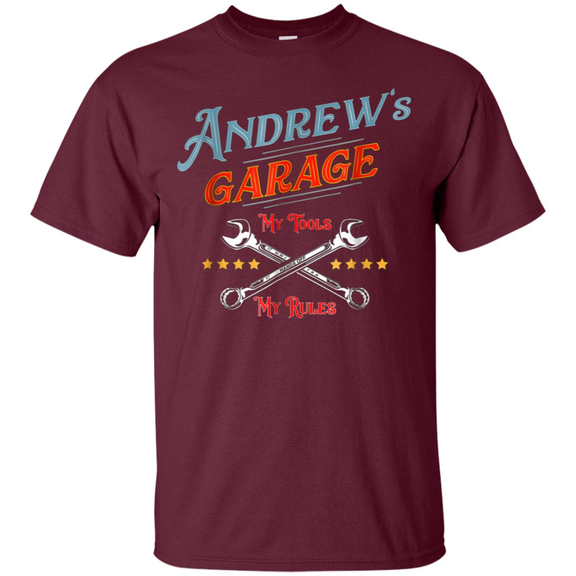 Andrew's Garage funny gift t-shirt
