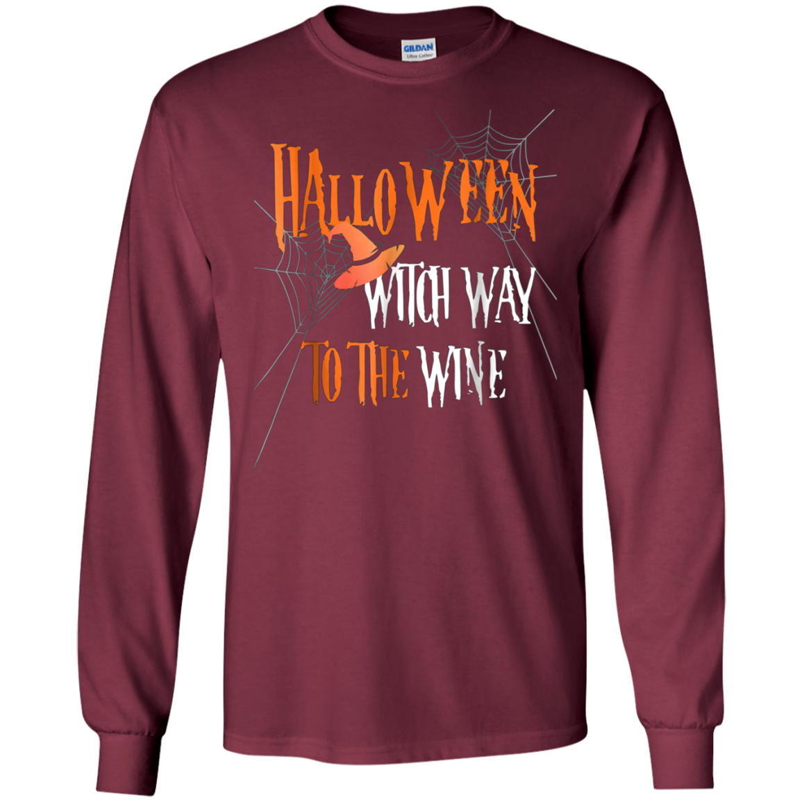 Witch Way To The Wine T-SHIRT Funny Halloween Shirt