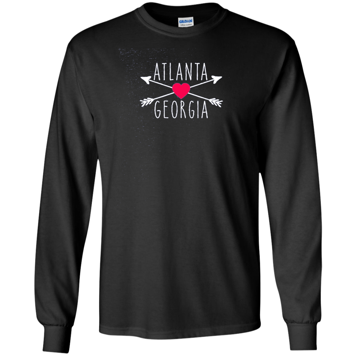 Atlanta GA Hearts and Arrows Tshirt by Scarebaby