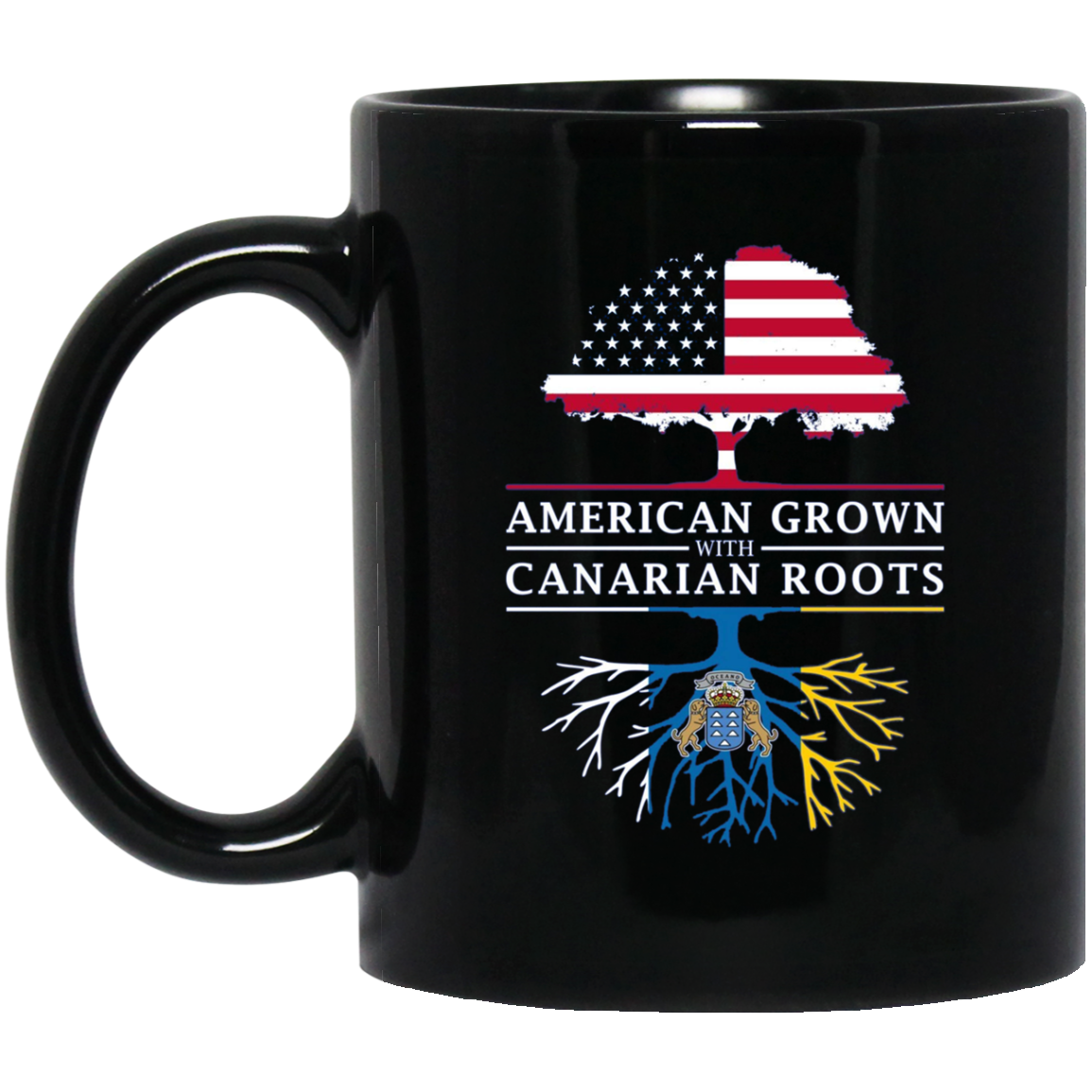 American Grown with Canarian Roots - Canary Islands Shirt