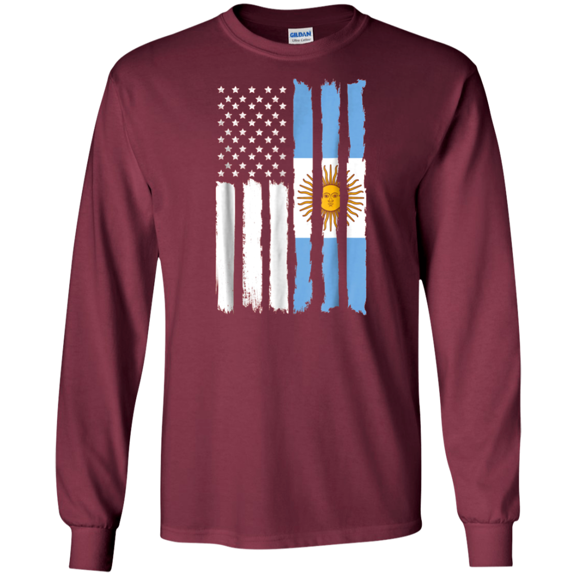 American Argentinian Patriotic Flag T-shirt