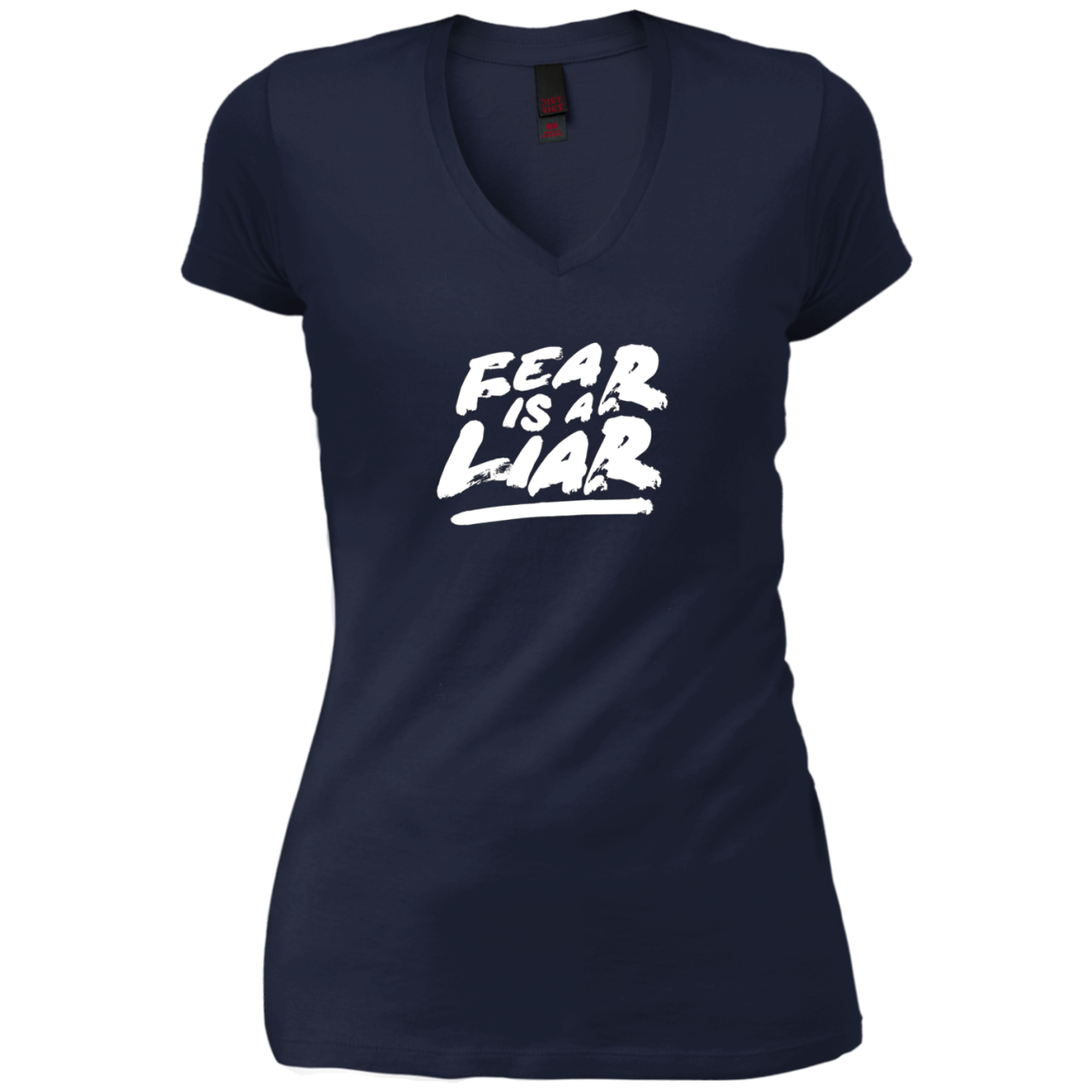 "Fear Is A Liar" T-shirt Success Wins Positive Thinking Tee