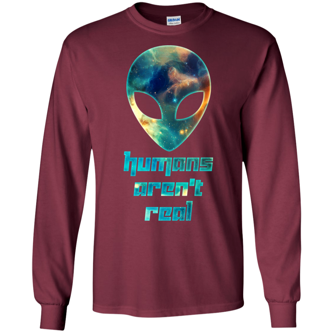 Alien Humans Aren't Real Galaxy Nebula Space