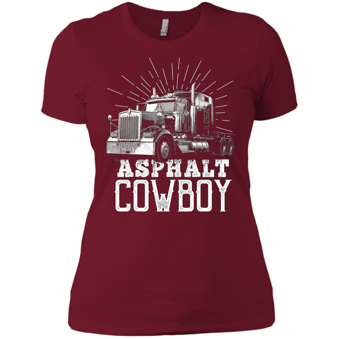 Asphalt Cowboy Trucker Truck Driver Shirt Truck Driver Gift