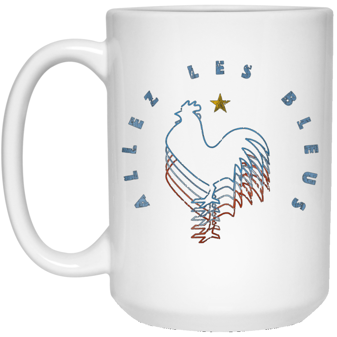 ALLEZ LES BLEUS Retro France Soccer Jersey 2018 French Flag