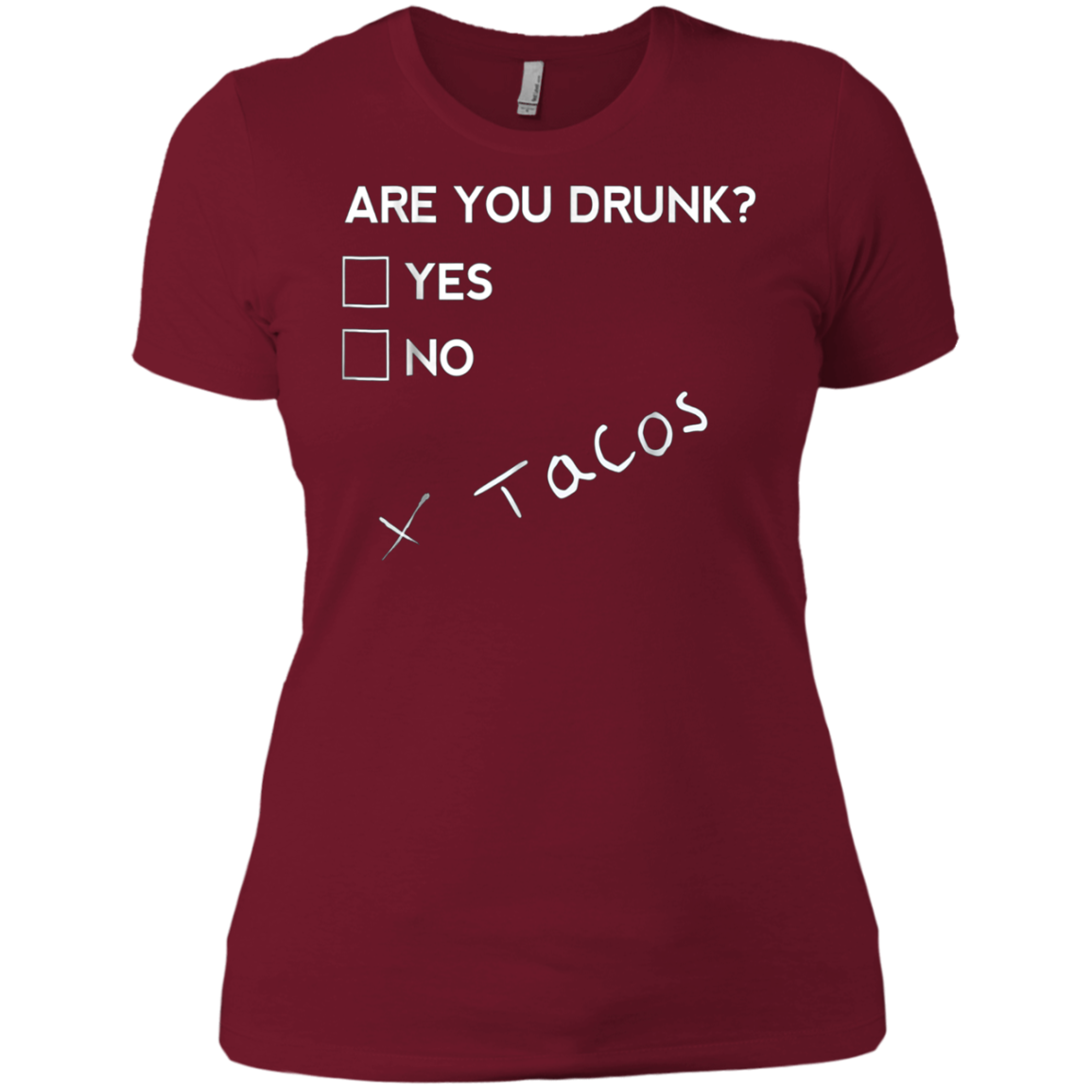 Are you Drunk Tacos Funny Drinking Beer T Shirt