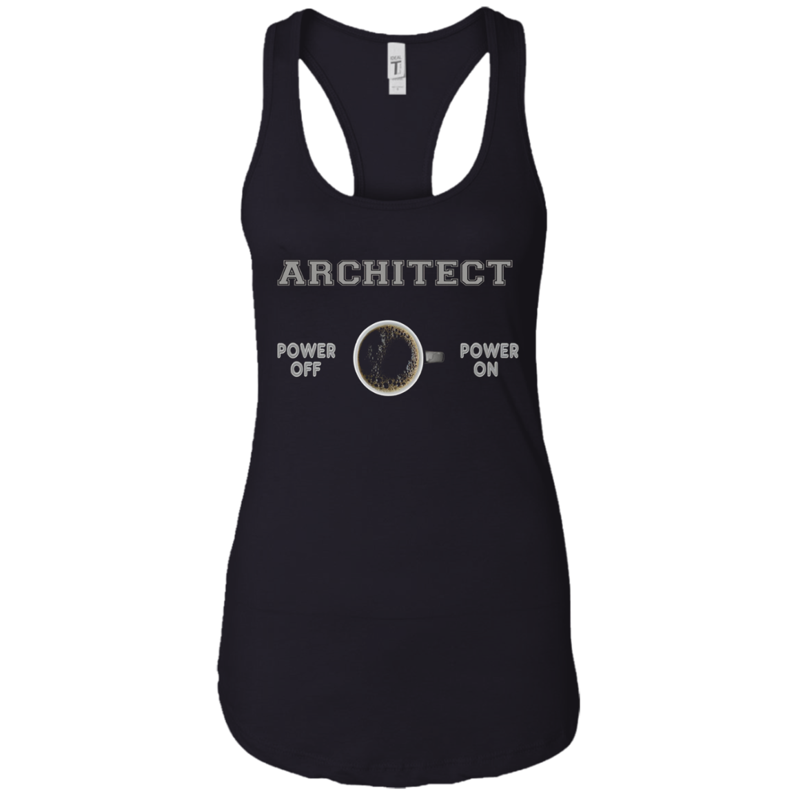 Architect T-shirt - Architect Powered By Coffee - Funny Gift