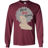 Image of Aries Zodiac Birthday Afro Gift T-Shirt for Black Women