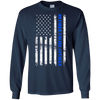 Image of American Flag Retired Police Officer Shirt