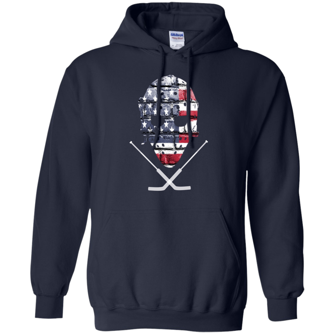 American Hockey Goalie T-Shirt Patriotic Hockey Tee