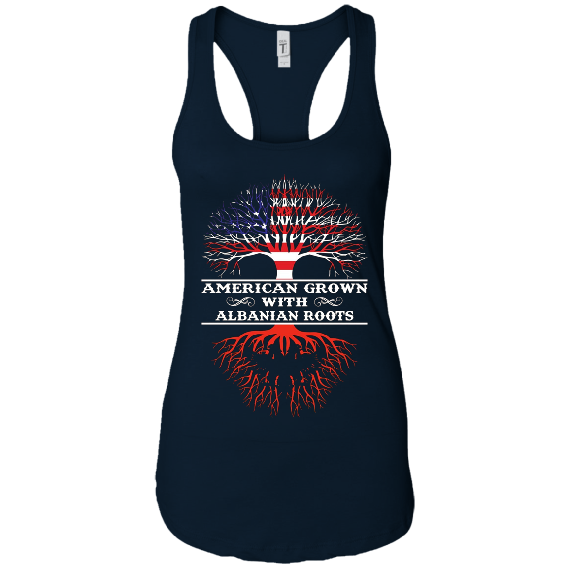 American Grown With ALBANIAN Roots Tee Shirt