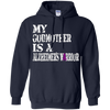 Image of Alzheimer's Awareness Tshirt For Godmother Purple Ribbon Tee