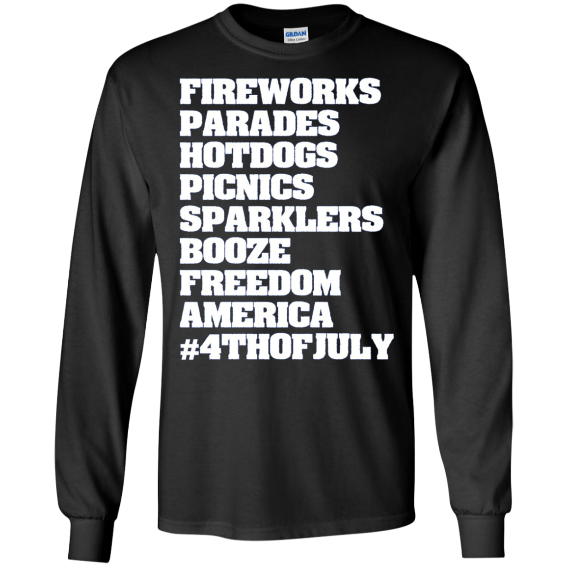 4th of July Teen Outfits American Independence Long Sleeve